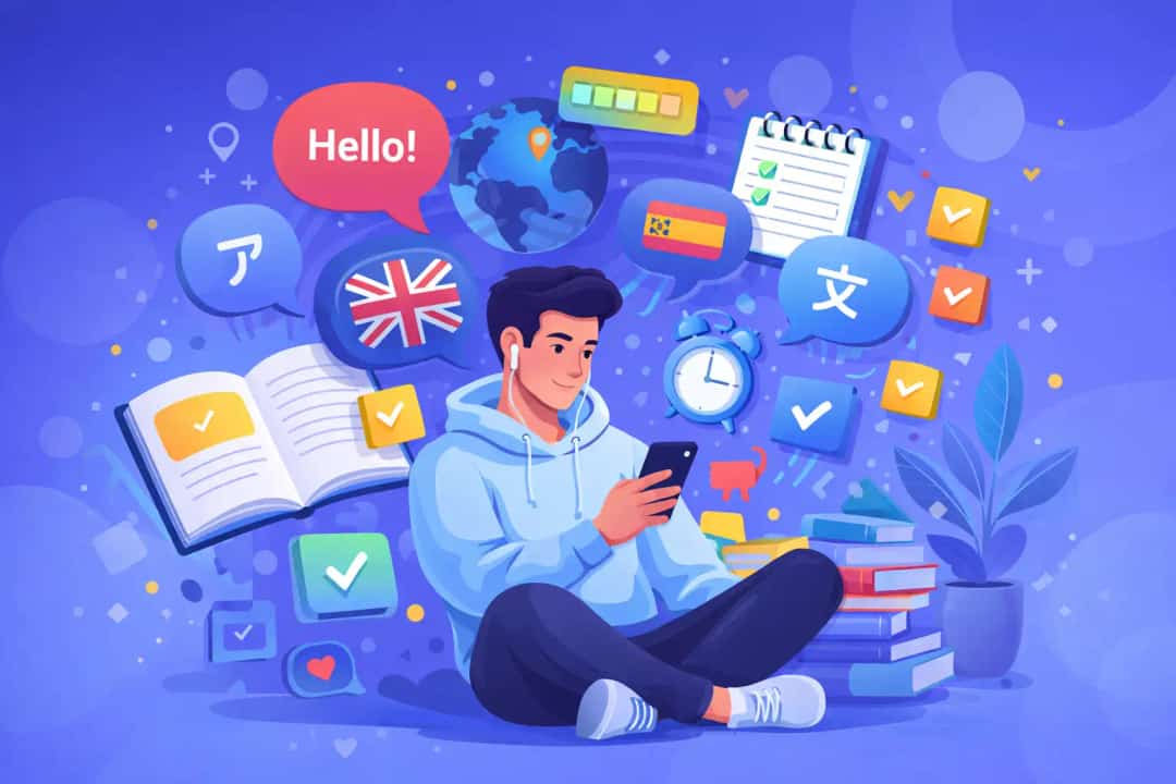 ۵ راهکار برای ساختن عادت روزانه یادگیری زبان که واقعاً ماندگار باشد