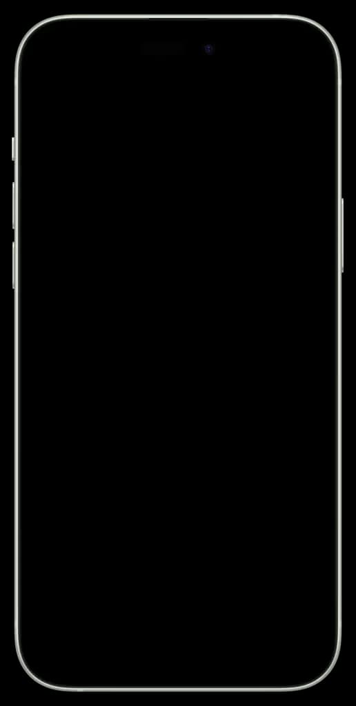 Empty phone mockup